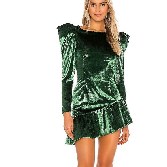 NBD Dresses & Skirts - NBD Scotti Mini Dress in Emerald Green